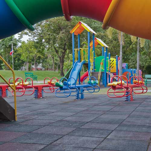 Rubber Safety Tiles